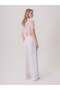 Linen Trousers with Pile Detail - 3