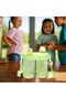 Twin Compartment Water Bottle| Carry Two Beverages| Ideal for Twins| Sip or Straw| Kids Choice - 900 ML, Black and Green - 8