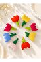 Soft Padded Tulip Pencil Buckle with Tulip Figure - 2
