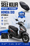 Motorcycle Saddle Cover Compatible with Honda Di̇o Waterproof Scooter Motor Seat Protection Cover Seat Cover 270D
