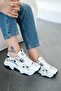 Tona Women's Thick Soled Lace-Up Sneakers White - 2