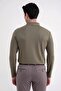 Comfort Fit 97% Flexible Cotton Polo Collar Long Sleeve Khaki T-Shirt Ts 921 - 6
