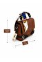 Women's Hand Shoulder and Crossbody Bag with Buckle Adjustable Strap Daily Stylish - 3