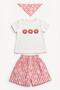 Girl's Daisy Printed Bandana Shorts Set