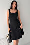 Women's Square Neck Fit&Flare Mini Dress - 4