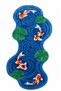 Sdt Fish Theme Patterned Modern Woven Base Decorative Carpet Mosso3319