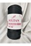 Black Polyester Ribbon Hand Knitting Yarn 200Gr. (1 Piece) - Color: 640