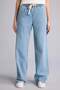 Wide Leg Mid Waist Wide Leg Jean Trousers H3520Ax26Sm - 4