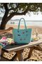Luxury Pp Silicone Sticker Detailed Beach Bag - 7