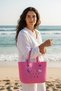 Luxury Pp Silicone Sticker Detailed Beach Bag