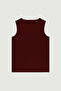Plum Round Neck Knitwear Women's Undershirt - 2