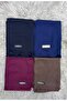 4 Pieces of Pashmina Viscose Fabric, 125 Grams Each - 2