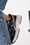 Pardes Leave Your Mark Thick Sole Women's Sports Shoes Black - White - 4