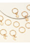 Pack of 10 - Gold Star and Moon Hair Jewelry - 2