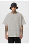 Striped Oversize Knitwear T-Shirt - 2