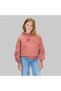 Script Logo Graphic Terry Çocuk Pembe Sweatshirt