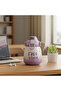 Purple & White Stainless Steel Vacuum Water Bottle with Blue Handle 1000 ml - 3