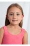 Flowery Jacquard Dress for Ages 4-10 - Pink - 2