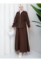Pocket Tunnel Detailed Jacket & Skirt Hijab Set Rc9046 - 3