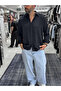 Black Washed Basic Shirt Es-40-62