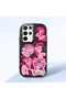 Black Silicone Case Compatible with Samsung Galaxy S22 Ultra with Shock-Absorbing Camera Protections