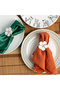 WHITE 12-Pack White Five-Petal Flower Metal Napkin Rings - Golden-Tone Brushed Finish Table Decor fo - 4