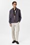 Relax fit striped men's shirt - 3