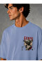 Unisex Gemini Zodiac Sign Printed Oversize T-Shirt - 3
