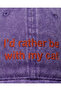 I'D Rather Be with My Cat Embroidered Hat / "I'D Rather Be with My Cat" Cat Themed Embroidered Hat - 3