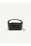 Women's Mini Size Staple Detailed Handbag and Shoulder Bag - 3