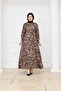 Half Buttoned Buckle Detail Winter Tunic Dress - 7