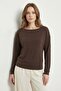 Boat Neck Blouse with Stone Detail