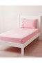 100% Cotton Muslin Elastic Single Bed Sheet and Scalloped Pillowcase Set 90X190 cm - 4