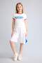 100% Cotton Flexible Waist Pocketed White Shorts for Girls H4849A826Hs - 2