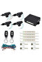 12V Universal Remote Control Entry System Car Central Control Lock with 4 Door Lock Actuators Key... - 7