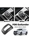 Carbon Fiber Shift Knob Cover for Mitsubishi Outlander 2022 2023 2024, Easy Snap-On Installation ... - 2