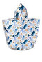 Whale Patterned Hooded Poncho (Ages 4-10) - 3