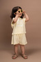 Girl's Bat Sleeve Summer Printed Shorts Set 1-6 Years Old - 3