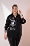 Women's Plus Size Letter Print Shirt - 7