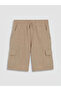 Nevavm Boys' Cargo Shorts with Elastic Waist - 3