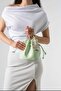 Duru Model Women's Cat Charm Gift Hand Shoulder Crossbody Bag Mint Green