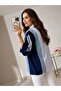 Design Jean Garnished Detailed Striped Shirt