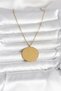 316L Steel Gold Color Ayetel Kursi and Allah Written Necklace