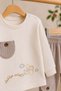 Baby Boy Airplane Embroidered Ribbed 2-Piece Top and Bottom Seasonal Set 3-12 Months - 3