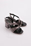 888 Women's Cross-Strap Heeled Shoes - 2