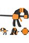 Quick Ratchet Bar Clamp 450mm 18 Inch Fast Action Adjustable Clamping Tool for Woodworking - 5