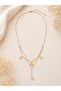 Clover Detailed Layered Gold Women's Necklace |   Elegant and Radiant Stylish Design
