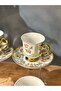 Como Soul 6-Person Porcelain Turkish Coffee Cup Set - 90 ml - 7