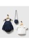 Cherry Embroidered Baby Collar Shirt Jumpsuit Baby Girl Double Set - 5
