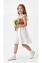 Knitted Detailed Girls' Dress - 3